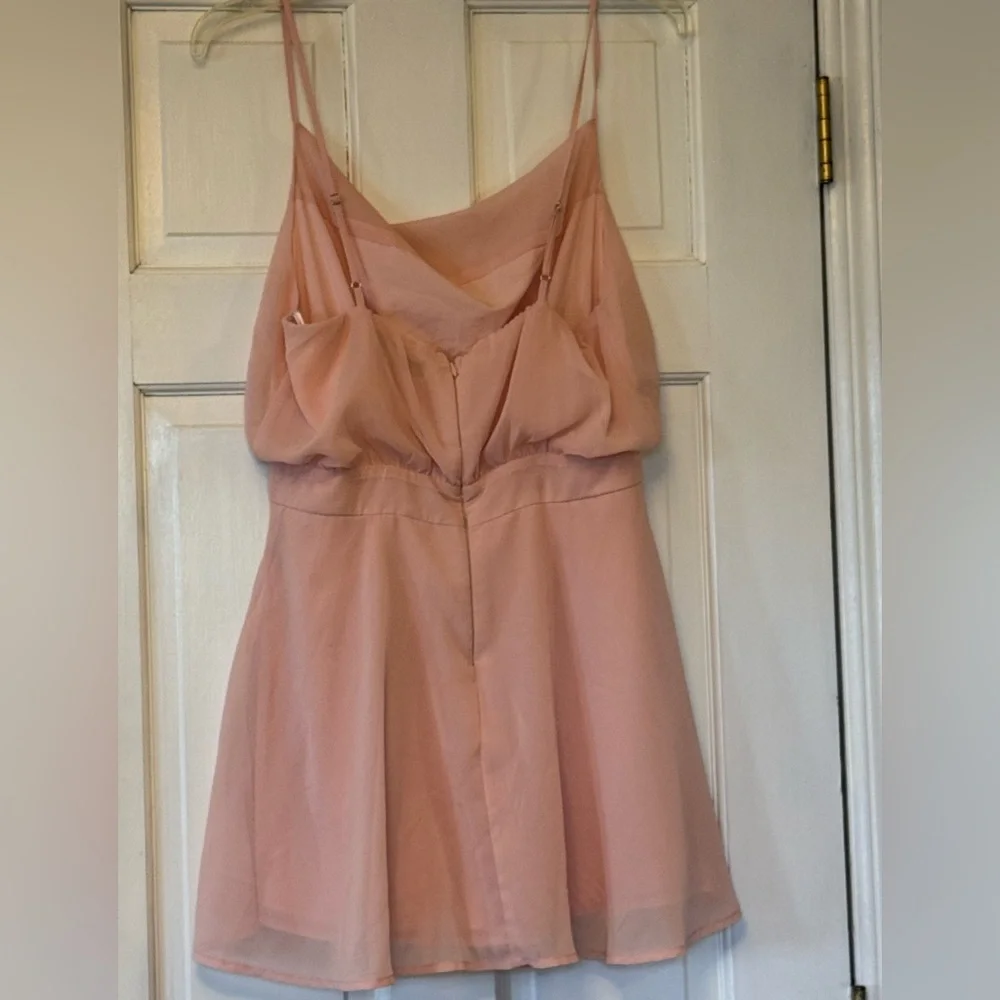 Lulu's‎ Blush Pink Romper with Chic Appeal